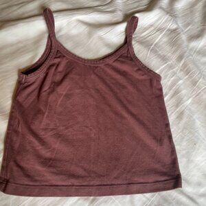 ARQ  Cropped Tank Top - Cocoa